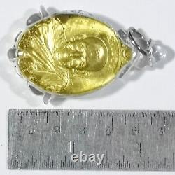 Merciful Thai amulet Buddha talisman Win the Poverty Coin Pra AJ LP Sak famous2