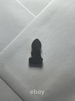 Mini Thai Buddha Amulet Leaf Shape Back Small Metal Pendant