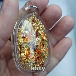 Miracle Buddha Phra Yamaka Patiharn Thai Amulet Pendant Waterproof Casing