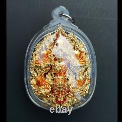 Miracle Buddha Phra Yamaka Patiharn Thai Amulet Pendant Waterproof Casing