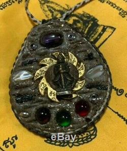 Naga Thai Amulet Talisman Takrut Devil Buddha Leklai Cluster Magic Money Pendant