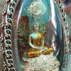 Naka Covering Buddha Bronze Color Phra Wimuttisuk Tewanakarach Thai Amulet