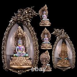 Naka Covering Rainbow Buddha Phra Wimuttisuk Tewanakarach Thai Amulet Pendant