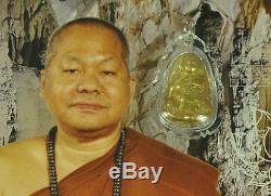 Natural Gold LEKLAI Thong pla lai became Phra Lp Somporn YAI Thai Buddha Amulet