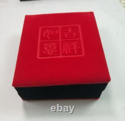 Natural Hetian Taqing Jade Vairocana Buddha Pendant Zodiac Monkey Tai Chi Amulet