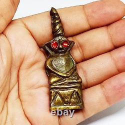 Ngung Khmer Red Eyes Talisman Asia Magic Love Charm Sex Lucky Old Buddha Amulet