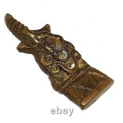 Ngung Khmer Red Eyes Talisman Asia Magic Love Charm Sex Lucky Old Buddha Amulet