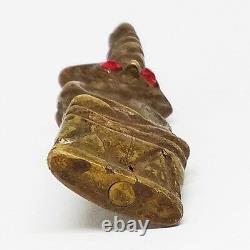 Ngung Khmer Red Eyes Talisman Asia Magic Love Charm Sex Lucky Old Buddha Amulet