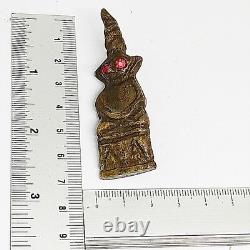 Ngung Khmer Red Eyes Talisman Asia Magic Love Charm Sex Lucky Old Buddha Amulet