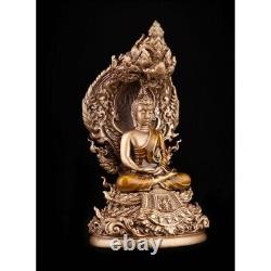 No. 9 BUDDHA STATUE VIMUTTISUK DEVA NAGA POK LP NIKOM THAI AMULET JEWELRY