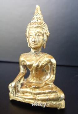 OLD THAI AMULET BUDDHA PHRA CHIANG SAEN (SING 3), The Meditating Buddha