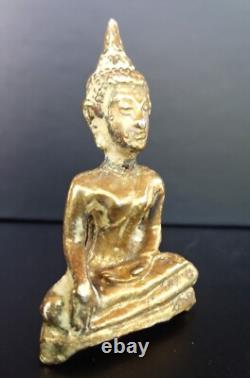 OLD THAI AMULET BUDDHA PHRA CHIANG SAEN (SING 3), The Meditating Buddha