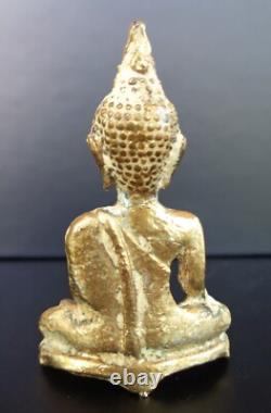 OLD THAI AMULET BUDDHA PHRA CHIANG SAEN (SING 3), The Meditating Buddha