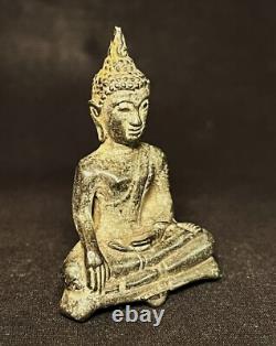 OLD THAI AMULET BUDDHA, PHRA CHIANG SAEN (Sing 3) Goodness and Success