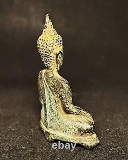 OLD THAI AMULET BUDDHA, PHRA CHIANG SAEN (Sing 3) Goodness and Success