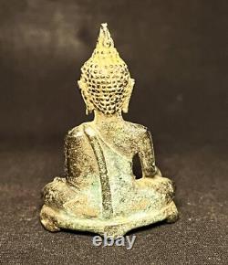 OLD THAI AMULET BUDDHA, PHRA CHIANG SAEN (Sing 3) Goodness and Success