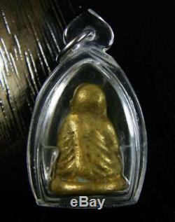 Old Amulet For Lucky Money LP NGERN Real Thai Buddha Magical Talisman Pendant