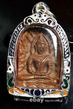 Old Ancient Thai Amulet Buddha Phra Phra somkor 1st Batch Powerful Lucky Pendant
