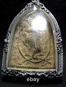 Old Buddha LP Kuai Hanuman Figure BE2515 Thai Amulet