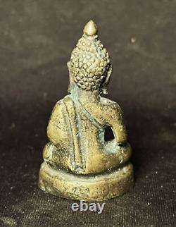 Old Buddha, Phra Ching Saen (sing 1) Thai Amulet Buddha Bronze