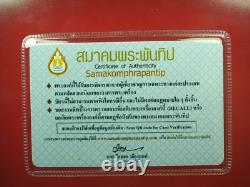 Old Loungpor Toh WAT BANGKATING Ayutthaya period. Thai buddha amulet&Card