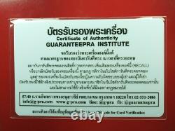 Old Phra Pidta Kru Wat ku yang kamphaeng phet 100Yrs+. Thai buddha amulet&Card#3