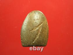 Old Phra Pidta Kru Wat ku yang kamphaeng phet 100Yrs+. Thai buddha amulet&Card#3