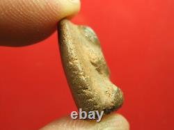 Old Phra Pidta Kru Wat ku yang kamphaeng phet 100Yrs+. Thai buddha amulet&Card#3