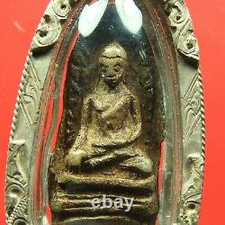 Old Phra Rod, Kru Wat Mahawan, Lamphun, Phim Lek, Thai Buddha Amulet. Certificate#4