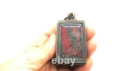 Old Phra Somdej Thai Buddha Amulet Lp Toh Wat Rakang PIM Yai Pendant Green