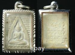 Old Phra Somdej Wat PakNam, Roon 6 Talisman Holy Lucky Power Thai Buddha Amulet