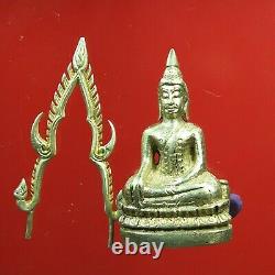 Old Rare Phra Buddha Chinnaraj Indojeen Wat Suthad, Thai buddha amulet. #2