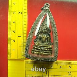 Old Rare Phra Buddha Chinnaraj Indojeen Wat Suthad, Thai buddha amulet, Card