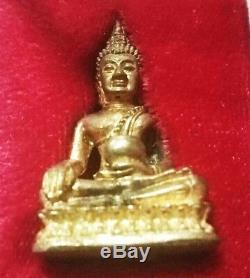 Old Rare Phra Kring LP Dhum Thai Amulet Wat Hua Lumphong 2426 Buddha Rich