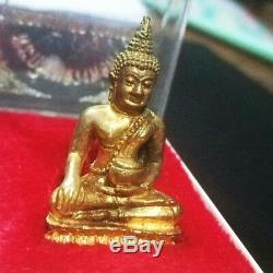 Old Rare Phra Kring LP Dhum Thai Amulet Wat Hua Lumphong 2426 Buddha Rich