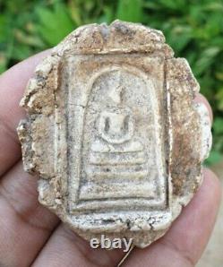 Old Thai Amulet Buddha Phra Somdej Mongkhon Soros Kru Wang Na Sai Wang Talisman