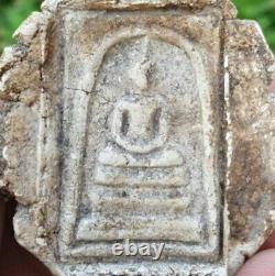 Old Thai Amulet Buddha Phra Somdej Mongkhon Soros Kru Wang Na Sai Wang Talisman
