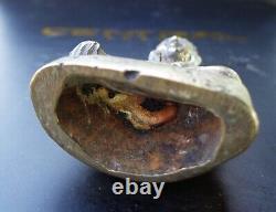 Old Thai Amulet Buddha Sukhothai Bronze