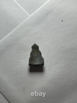 Old Thai Buddha Amulet Mini Clay Small Vintage Buddhist Charm