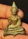 Old Thai Buddha Amulet Phra Chiang Saen Sing 3 Buddha Bronze