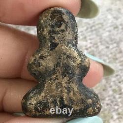 Old Thai Phra Pidta Luang Pu Iam Close Eyes BUDDHA Charm Talisman Luck Gift