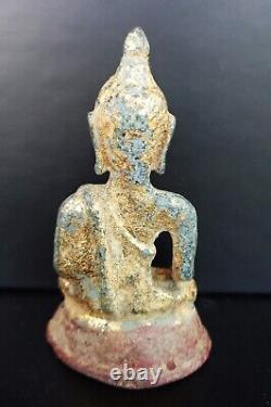 Old thai amulet buddha statue bronze, Sukhothai Buddha