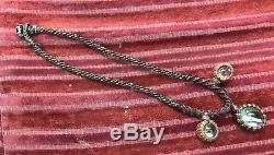 PENDANT Vintage Necklace STONE LEKLAI KEAW THAI AMULET TALISMAN BUDDHA MAGIC