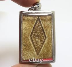 PHRA BUDDHA CHINNARAJ BACK YANT OKLAO THAI AMULET BLESS 1970s SUCCESS PENDANT 2