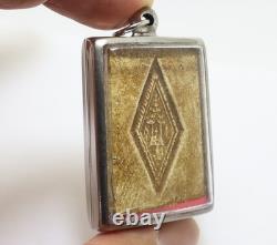 PHRA BUDDHA CHINNARAJ BACK YANT OKLAO THAI AMULET BLESS 1970s SUCCESS PENDANT 2