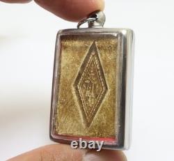 PHRA BUDDHA CHINNARAJ BACK YANT OKLAO THAI AMULET BLESS 1970s SUCCESS PENDANT 2