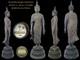 PHRA BUDDHA-MONGKON-TRIROKANART PERDROG 38cm HIGHT BUCHA SIZE BRONZE THAI AMULET