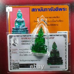 PHRA KAEW MORAKOT lLP JIANG BE. 2500 Wat Charoen Sukharam Thai buddha amulet #2
