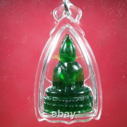 PHRA KAEW MORAKOT lLP JIANG BE. 2500 Wat Charoen Sukharam Thai buddha amulet #2