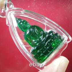 PHRA KAEW MORAKOT lLP JIANG BE. 2500 Wat Charoen Sukharam Thai buddha amulet #2